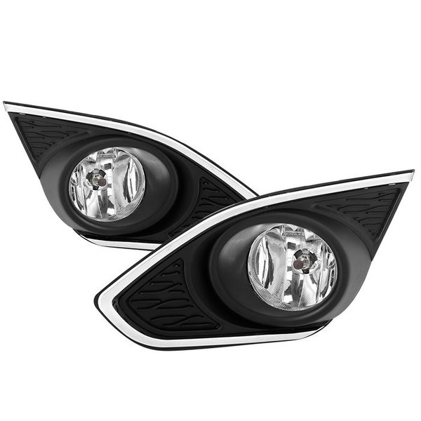 Spyder Automotive 13-15 SPARK OEM FOG LIGHT W/UNIVERSAL SWITCH- CLEAR 5080288